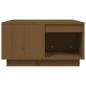 Preview: Couchtisch Honigbraun 60x61x32,5 cm Massivholz Kiefer
