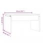 Preview: Couchtisch Braun Eichen-Optik 68x50x38 cm Holzwerkstoff