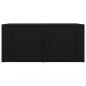 Preview: Couchtisch Schwarz 80x50x36 cm Holzwerkstoff
