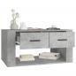 Preview: Couchtisch Betongrau 80x50x40 cm Holzwerkstoff