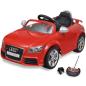 Preview: ARDEBO.de - Aufsitzauto für Kinder Audi TT RS mit Fernsteuerung Rot