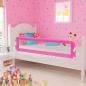 Preview: Kleinkind Sicherheit Bettgitter 150x42 cm Rosa