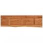 Preview: Wandregal 110x30x2,5 cm Rechteckig Massivholz Akazie Baumkante