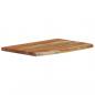 Preview: Wandregal 60x40x2,5 cm Rechteckig Massivholz Akazie Baumkante