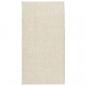 Preview: Teppich ISTAN Hochflor Glänzend Creme 100x200 cm