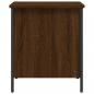 Preview: Sitzbank mit Stauraum Braun Eiche 40x42,5x50 cm Holzwerkstoff