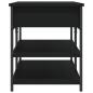Preview: Schuhbank Schwarz 100x42,5x50 cm Holzwerkstoff
