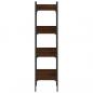 Preview: Bücherregal 4 Böden Braun Eichen-Optik 35x30x138,5 cm