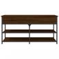 Preview: Schuhbank Braun Eichen-Optik 100x42,5x50 cm Holzwerkstoff