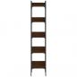 Preview: Bücherregal 5 Böden Braun Eichen-Optik 35x30x174 cm