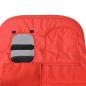 Preview: Zwillingskinderwagen Stahl Rot und Schwarz