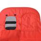 Preview: Zwillingskinderwagen Stahl Rot und Schwarz