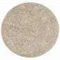 Preview: Teppich ISTAN Hochflor Glänzend Beige Ø 160 cm