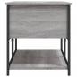 Preview: Sitzbank mit Stauraum Grau Sonoma 100x42,5x47 cm Holzwerkstoff