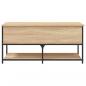 Preview: Sitzbank mit Stauraum Sonoma-Eiche 100x42,5x47 cm Holzwerkstoff