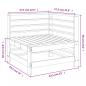 Preview: Garten-Ecksofa Massivholz Douglasie