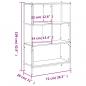 Preview: Bücherregal Braun Eichen-Optik 72x28x109 cm Holzwerkstoff