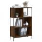 Preview: Bücherregal Braun Eichen-Optik 72x28x109 cm Holzwerkstoff