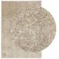 Preview: Teppich ISTAN Hochflor Glänzend Beige 140x200 cm