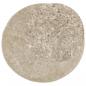 Preview: Teppich ISTAN Hochflor Glänzend Beige Ø 100 cm