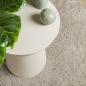 Preview: Teppich ISTAN Hochflor Glänzend Beige Ø 100 cm