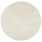 Preview: Teppich ISTAN Hochflor Glänzend Creme Ø 100 cm