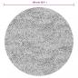 Preview: Teppich ISTAN Hochflor Glänzend Creme Ø 100 cm