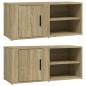 Preview: TV-Schränke 2 Stk. Sonoma-Eiche 80x31,5x36 cm Holzwerkstoff