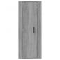 Preview: TV-Wandschrank Grau Sonoma 40x34,5x100 cm