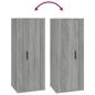 Preview: TV-Wandschrank Grau Sonoma 40x34,5x100 cm