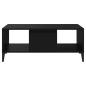 Preview: Couchtisch Schwarz 90x50x36,5 cm Holzwerkstoff