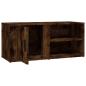Preview: ARDEBO.de - TV-Schränke 2 Stk. Räuchereiche 80x31,5x36 cm Holzwerkstoff