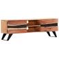 Preview: TV-Schrank 140 x 30 x 45 cm Massivholz Akazie