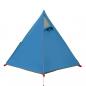 Preview: Kuppel-Campingzelt 2 Personen Blau Wasserdicht