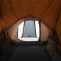 Preview: Kuppel-Campingzelt 2 Personen Grau und Orange Wasserdicht