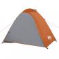 Preview: Kuppel-Campingzelt 3 Personen Orange Wasserdicht