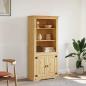 Preview: Buffetschrank Mexiko-Stil Kiefernholz 80x40x170 cm