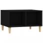 Preview: ARDEBO.de - Couchtisch Schwarz 60x50x36,5 cm Holzwerkstoff