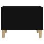 Preview: Couchtisch Schwarz 60x50x36,5 cm Holzwerkstoff