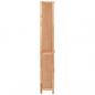 Preview: Badschrank 42x29x182 cm Massivholz Nussbaum
