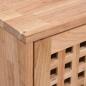 Preview: Wandschrank 42x18x42 cm Massivholz Nussbaum