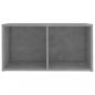 Preview: TV-Schrank Betongrau 72x35x36,5 cm Holzwerkstoff