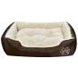 Preview: Hundebett Braun und Beige XXL 
