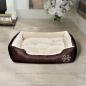 Preview: Hundebett Braun und Beige XXL 