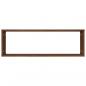 Preview: Wandregale 4 Stk. Braun Eichen-Optik 80x15x26,5cm Holzwerkstoff