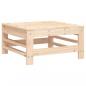 Preview: Gartenhocker Massivholz Kiefer