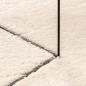 Preview: Teppich HUARTE Kurzflor Weich und Waschbar Beige 100x200 cm