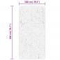 Preview: Teppich HUARTE Kurzflor Weich und Waschbar Beige 100x200 cm