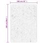 Preview: Teppich HUARTE Kurzflor Weich und Waschbar Beige 160x230 cm