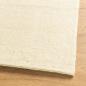 Preview: Teppich HUARTE Kurzflor Weich und Waschbar Creme 100x200 cm